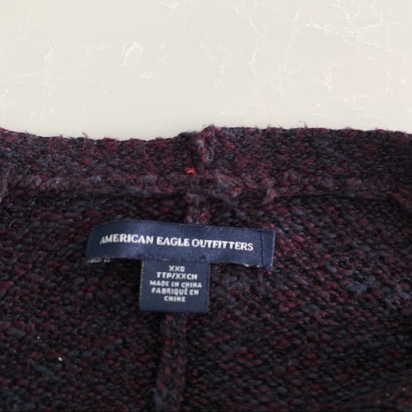 AE // Lace-Up Shoulder Open Cardigan - Picture 7 of 9